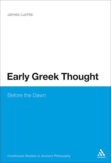 Early Greek Thought cover