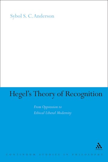 Hegel's Theory of Recognition cover