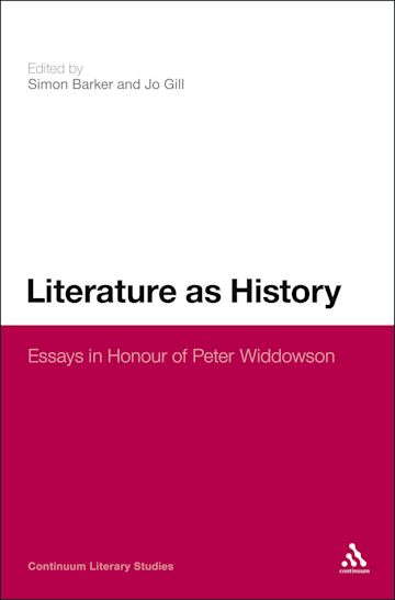 Literature as History cover