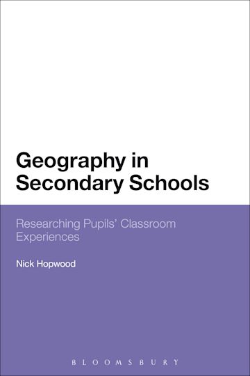 Geography in Secondary Schools cover