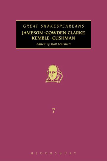 Jameson, Cowden Clarke, Kemble, Cushman cover