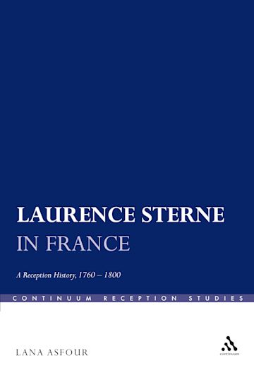 Laurence Sterne in France cover