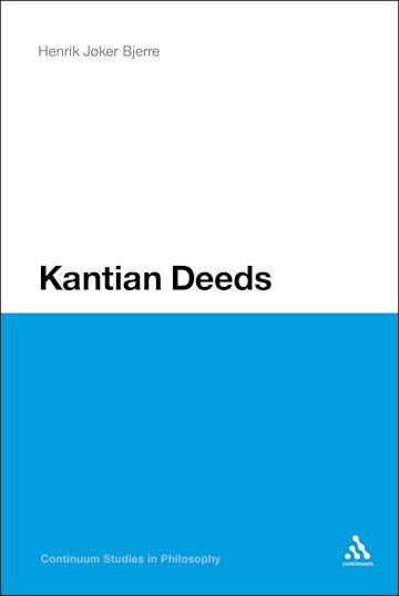 Kantian Deeds cover