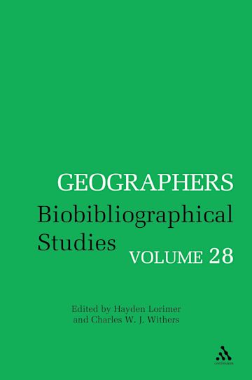 Geographers cover