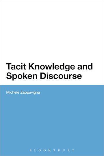 Tacit Knowledge and Spoken Discourse cover