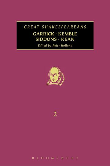 Garrick, Kemble, Siddons, Kean cover