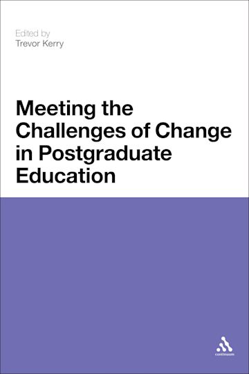 Meeting the Challenges of Change in Postgraduate Education cover