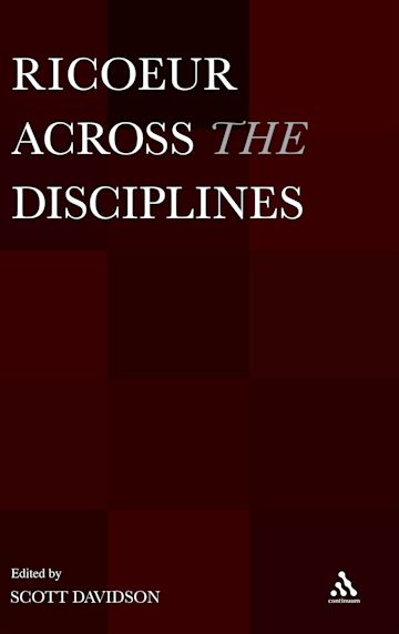 Ricoeur Across the Disciplines cover