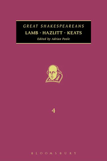 Lamb, Hazlitt, Keats cover