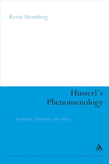 Husserl's Phenomenology cover