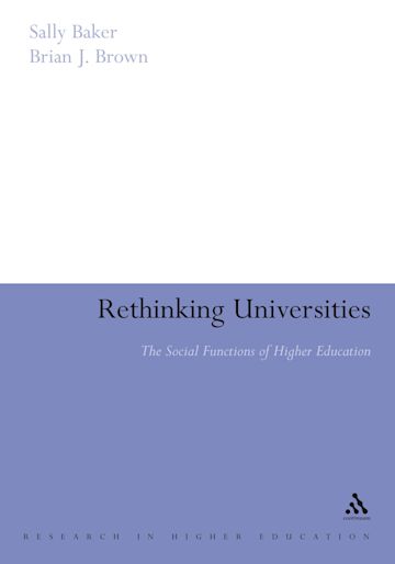 Rethinking Universities cover