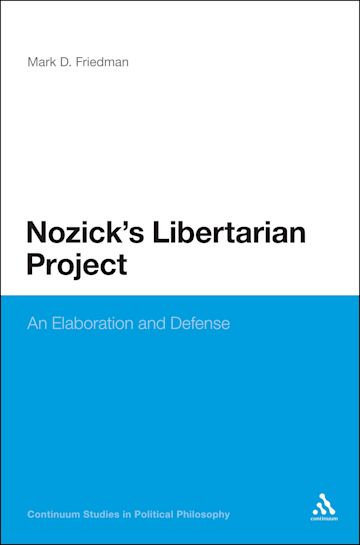 Nozick's Libertarian Project cover