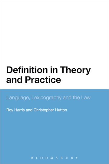 Definition in Theory and Practice cover