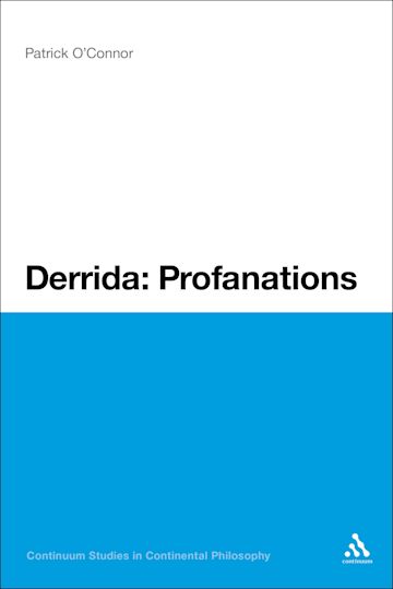 Derrida: Profanations cover