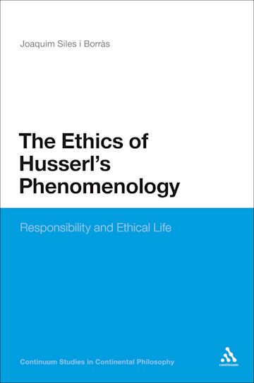 The Ethics of Husserl's Phenomenology cover