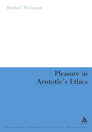 Pleasure in Aristotle's Ethics cover