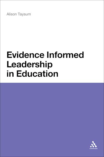 Evidence Informed Leadership in Education cover