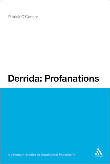 Derrida: Profanations cover