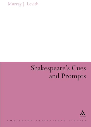 Shakespeare's Cues and Prompts cover
