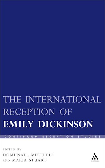 The International Reception of Emily Dickinson cover