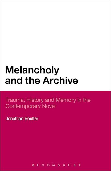 Melancholy and the Archive cover