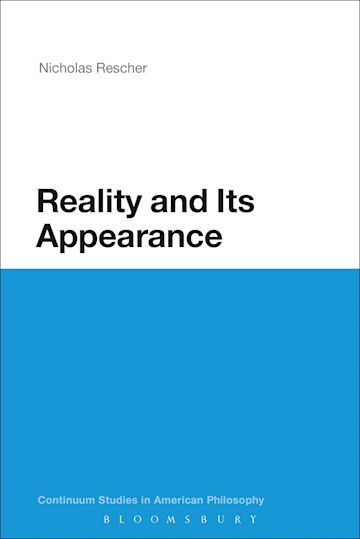 Reality and Its Appearance cover