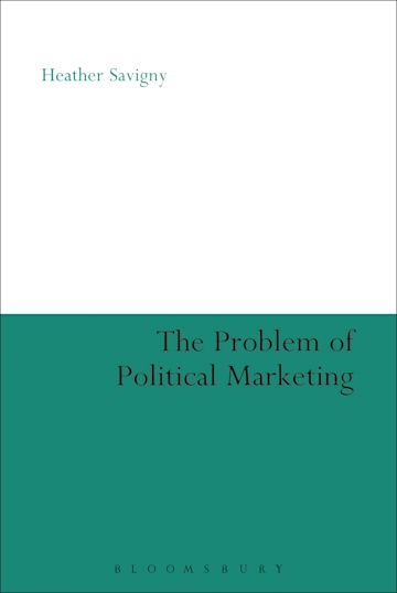 The Problem of Political Marketing cover