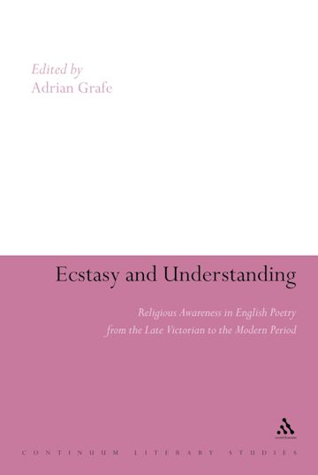 Ecstasy and Understanding cover