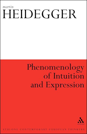 Phenomenology of Intuition and Expression cover