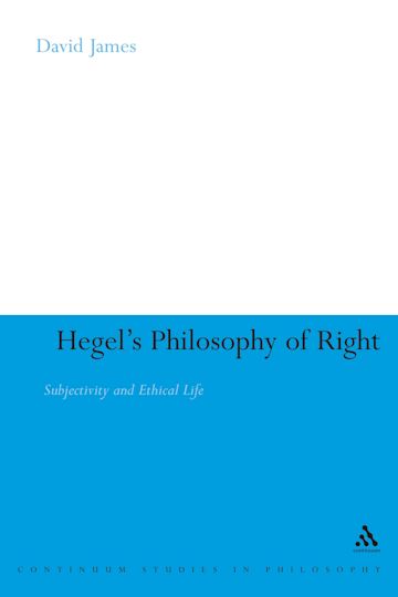 Hegel's Philosophy of Right cover