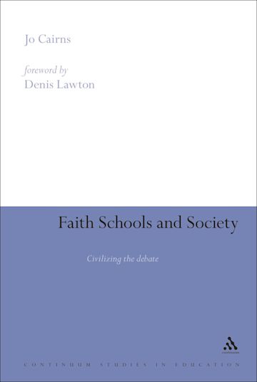 Faith Schools and Society cover