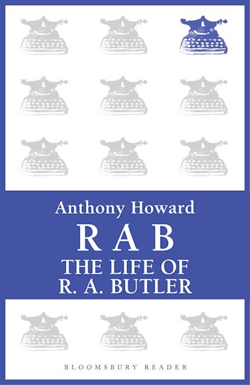 RAB: The Life of R.A. Butler cover