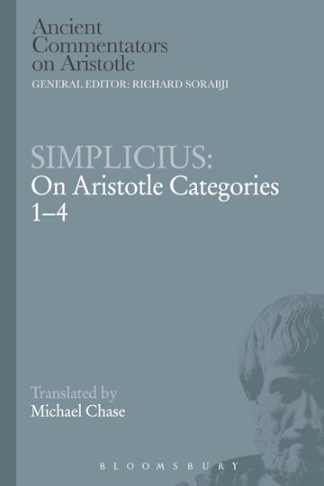 Simplicius: On Aristotle Categories 1-4 cover