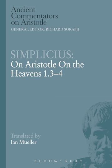 Simplicius: On Aristotle On the Heavens 1.3-4 cover