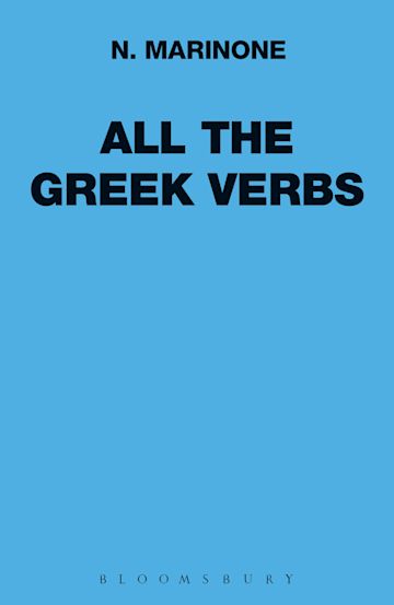 All the Greek Verbs cover