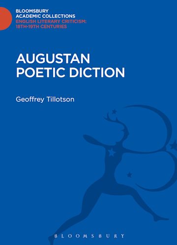 Augustan Poetic Diction cover