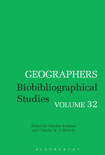 Geographers cover