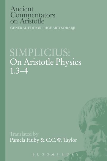 Simplicius: On Aristotle Physics 1.3-4 cover