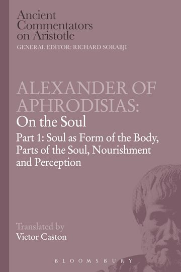 Alexander of Aphrodisias: On the Soul cover