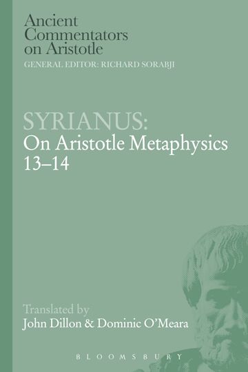 Syrianus: On Aristotle Metaphysics 13-14 cover