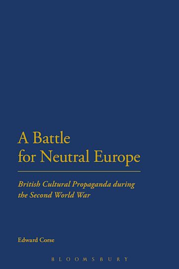 A Battle for Neutral Europe cover