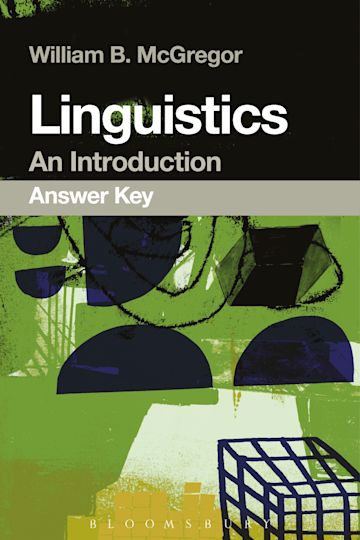 Linguistics: An Introduction Answer Key cover