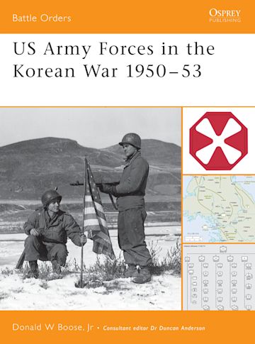 US Army Forces in the Korean War 1950–53 cover