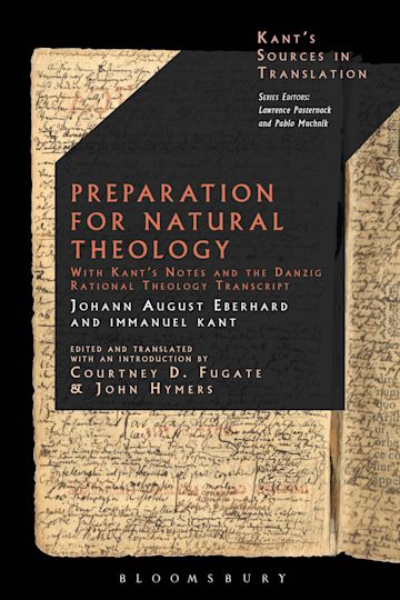 Preparation for Natural Theology cover