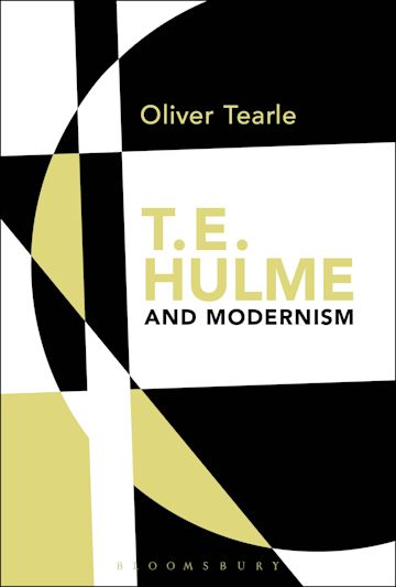 T.E. Hulme and Modernism cover