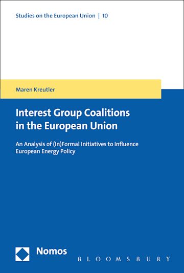 The Formation of Coalitions in the European Union cover