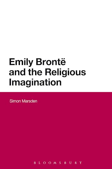 Emily Bronte and the Religious Imagination cover