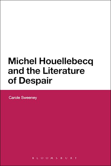 Michel Houellebecq and the Literature of Despair cover