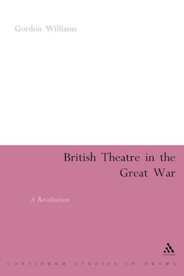 British Theatre in the Great War cover