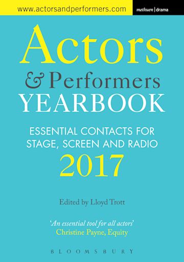 Actors and Performers Yearbook 2017 cover